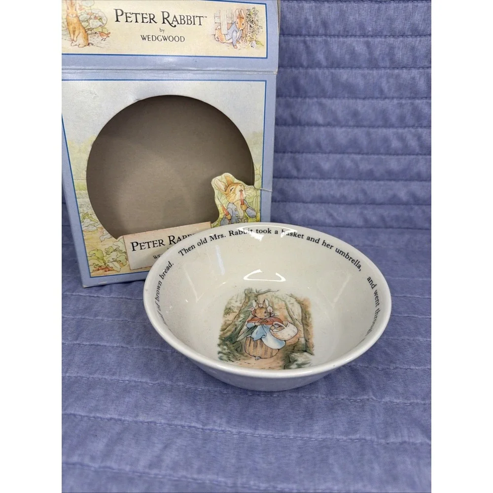 Beatrix Potter | Bowl | Peter Rabbit | Wedgwood |England | Vintage 1993